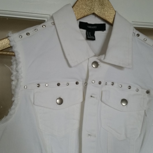 Forever21 Bling Jean Jacket - Picture 2 of 3